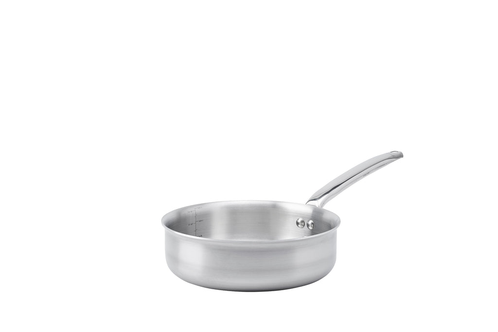 De Buyer Alchimy Gerade Sauteuse – 24 cm & 28 cm, Edelstahl, Induktion - Salon Official