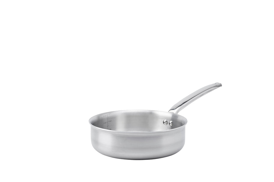 De Buyer Alchimy Gerade Sauteuse – 24 cm & 28 cm, Edelstahl, Induktion - Salon Official