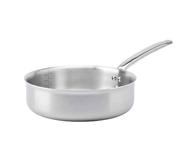 De Buyer Alchimy Gerade Sauteuse – 24 cm & 28 cm, Edelstahl, Induktion - Salon Official