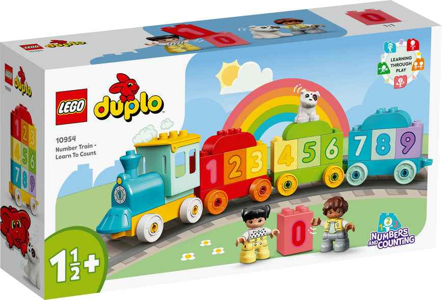 LEGO DUPLO Zahlenzug Zählen lernen – Spielerisch zählen lernen mit 23 Teilen