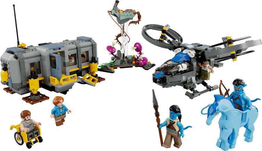 LEGO® 75573 - Avatar™ Schwebende Berge: Site 26 und RDA Samson (887 Teile)