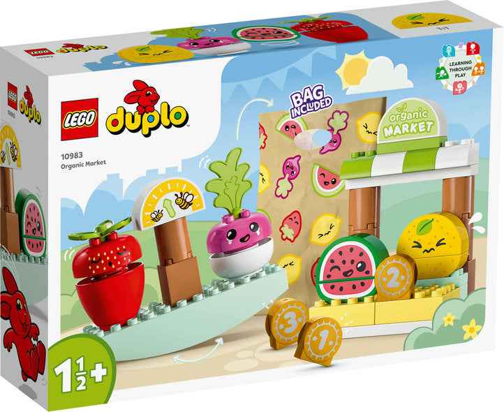 LEGO DUPLO Biomarkt Spielset 10983 mit 40 Teilen für kreativen Spielspaß