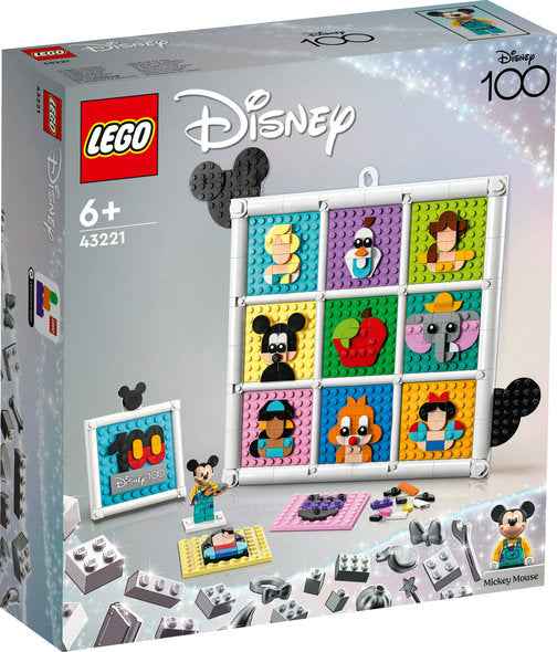 LEGO Disney 43221 100 Jahre Zeichentrickikonen – 1022 Teile