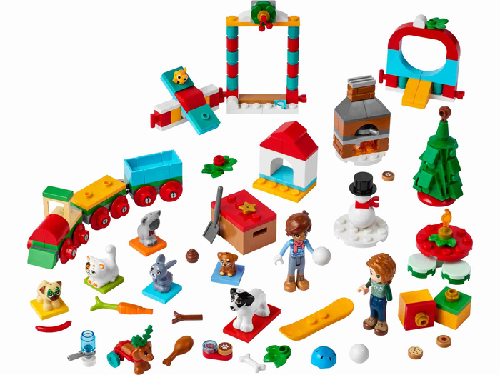 LEGO® 41758 - LEGO Friends Adventskalender 2023 mit Tierspielplatz für kreative Spielstunden (231 Teile)