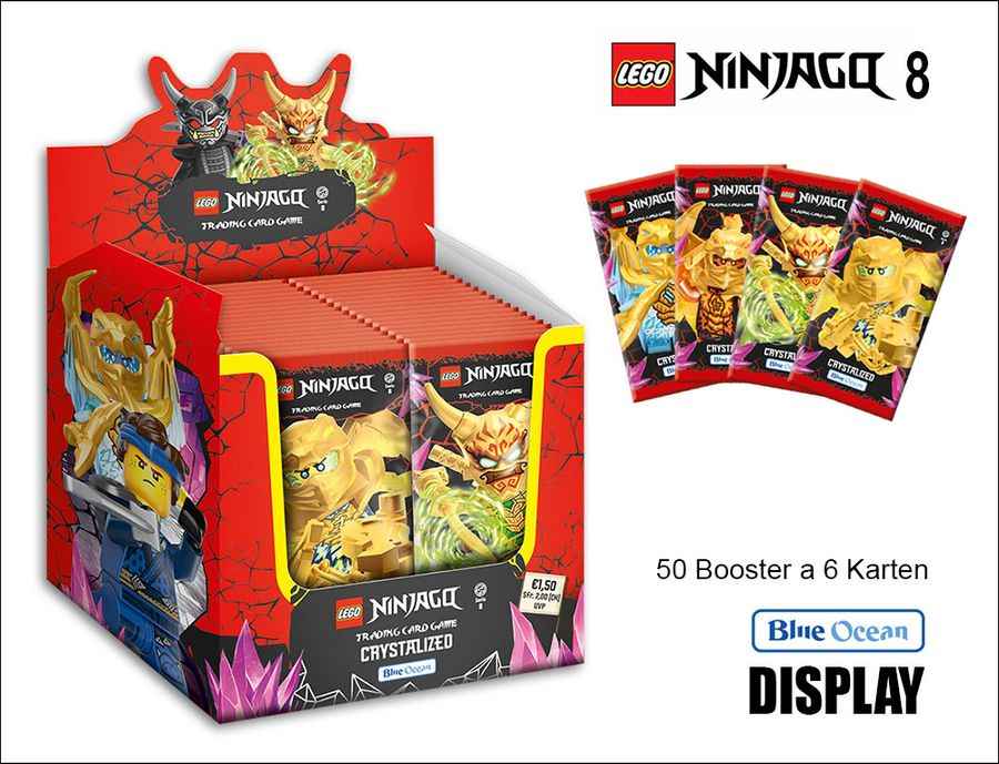 LEGO NINJAGO Sammelkarten Serie 8 – 50er Display