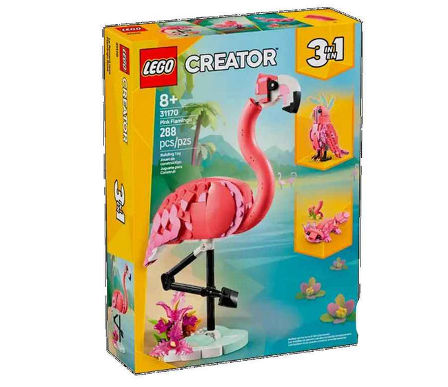 LEGO Creator 3-in-1 31170 Rosa Flamingo – 288 Teile