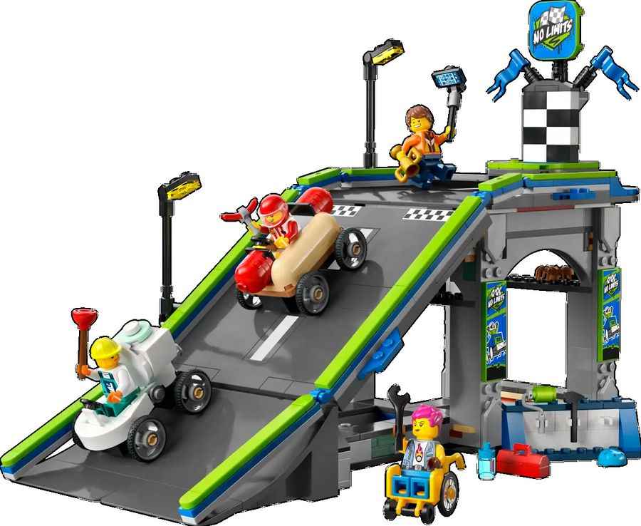 LEGO® City Fahrzeuge 60460 - Keine Limits: Seifenkistenrennen mit Rampe (436 Teile)