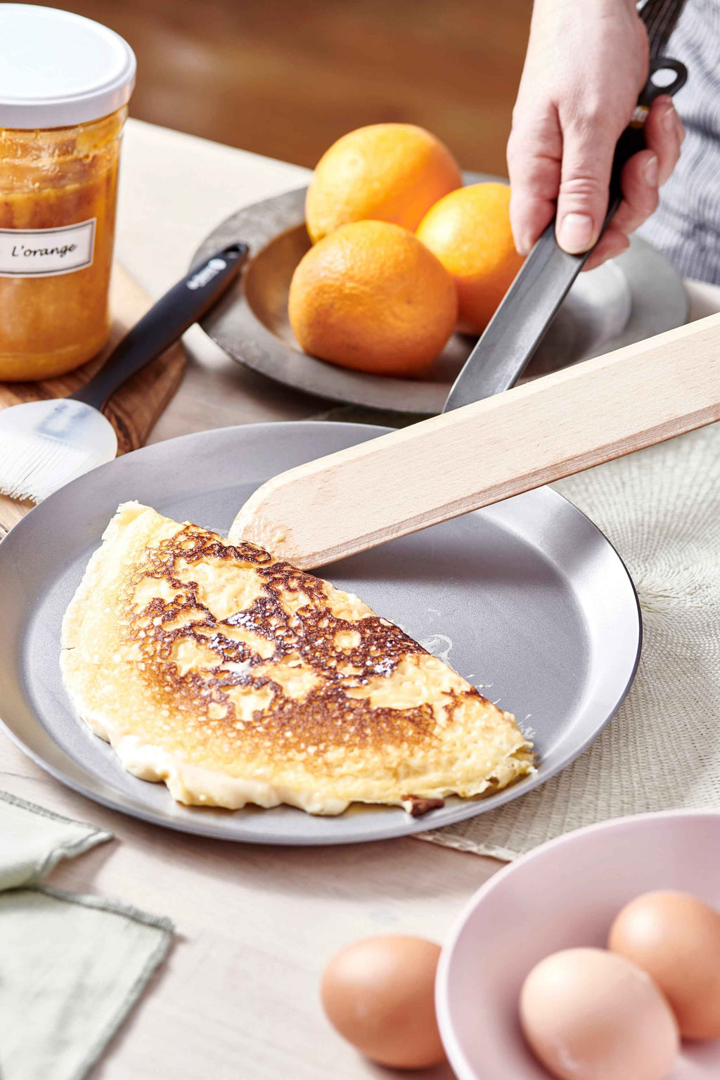 De Buyer Mineral B Element Crêpe-Pfanne 24 cm – Eisen, Induktion - Salon Official