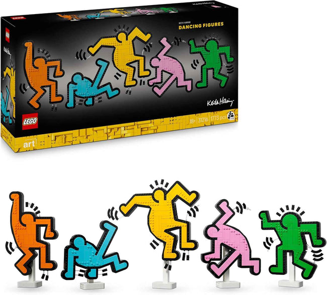 LEGO Art 31216 Keith Haring – Tanzende Figuren