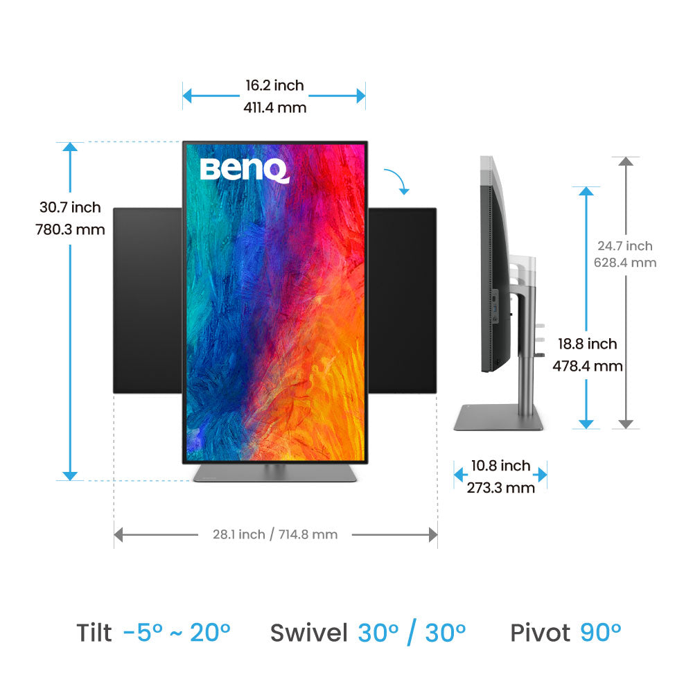 BenQ PD3225U Designer Monitor – 31,5″ 4K UHD IPS
